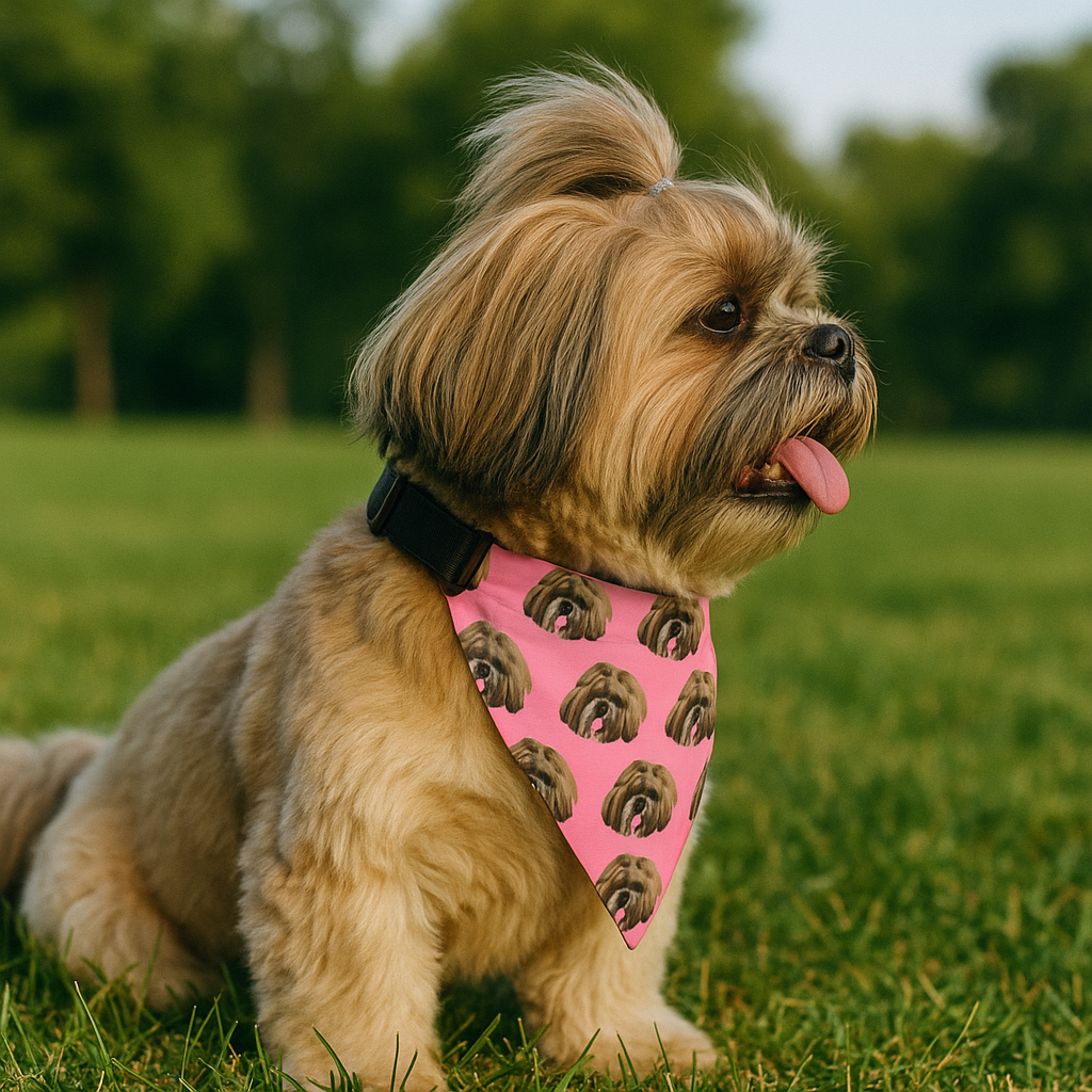 Multi Pattern Bandana Collar, Personalized Bandana Collar, Custom Gifts For Dog Bandana HeartfulPaws