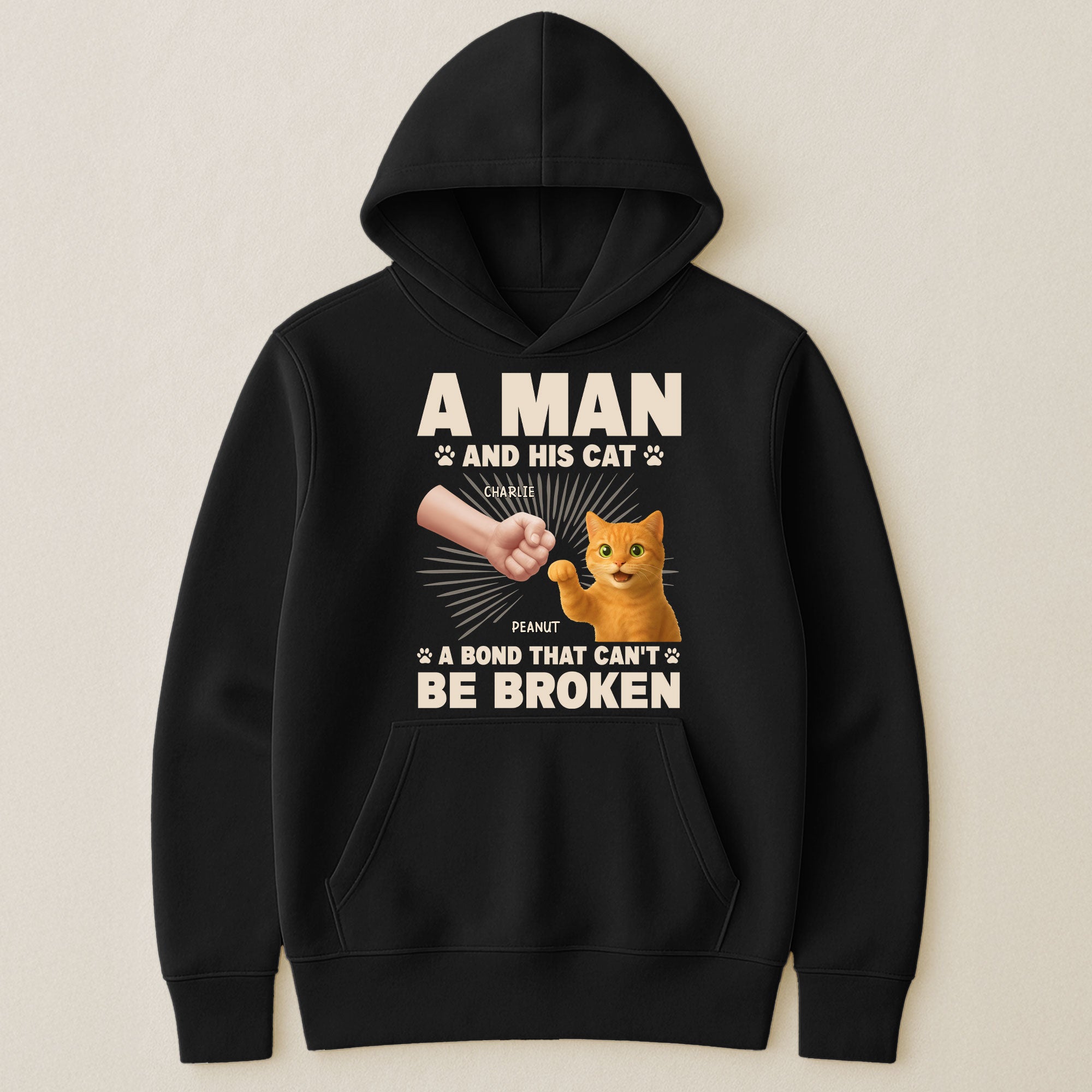 A Man And His Cat - Personalized Shirt Shirt HeartfulPaws