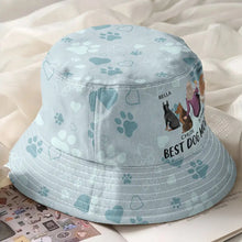 Load image into Gallery viewer, Best Dog Mom Dog Dad Ever - Personalized Bucket Hat Bucket Hat HeartfulPaws
