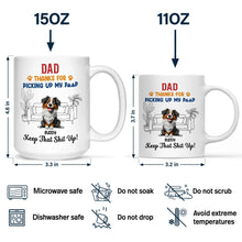 Load image into Gallery viewer, Thank You And Keep That Shit Up - Personalized Mug Mug HeartfulPaws
