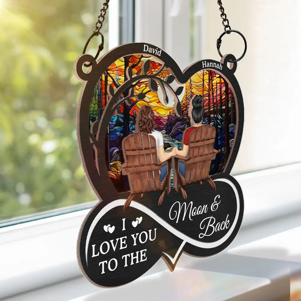 You & Me We Got This Till Our Last Breath - Personalized Window Hanging Suncatcher Ornament Window Hanging Suncatcher HeartfulPaws