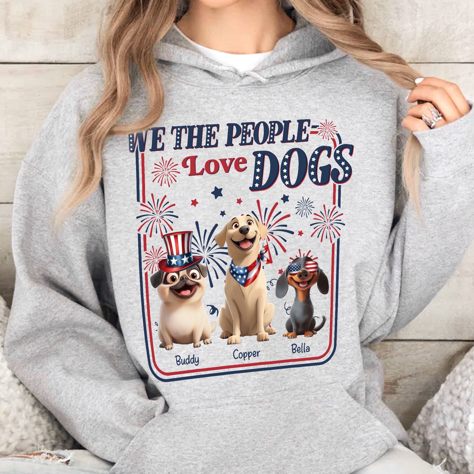 We The People Love Dogs - Personalized Shirt Shirt HeartfulPaws