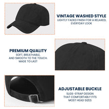 Load image into Gallery viewer, A Man And His Cat - Personalized Distressed Denim Cap Distressed Denim Cap HeartfulPaws
