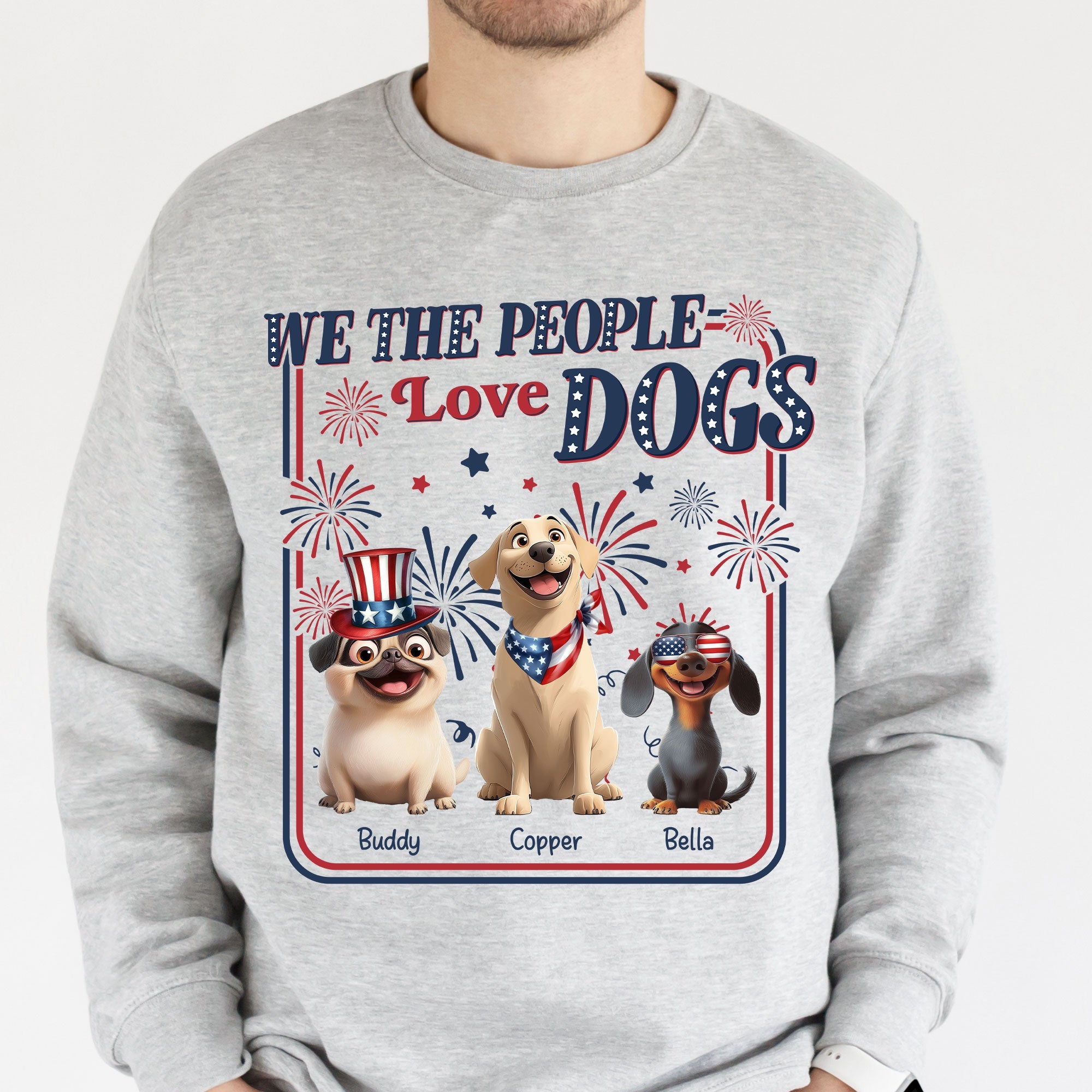 We The People Love Dogs - Personalized Shirt Shirt HeartfulPaws