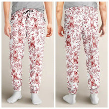 Load image into Gallery viewer, Chinoiserie Toile Dog - Personalized Pajama Pants Pajama Pants HeartfulPaws
