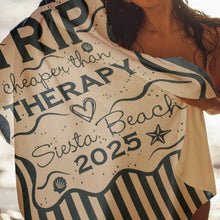 Load image into Gallery viewer, Custom Name Family Trip Girls Trip Vacation - Personalized Quick-Dry Beach Towel Quick-Dry Beach Towel HeartfulPaws
