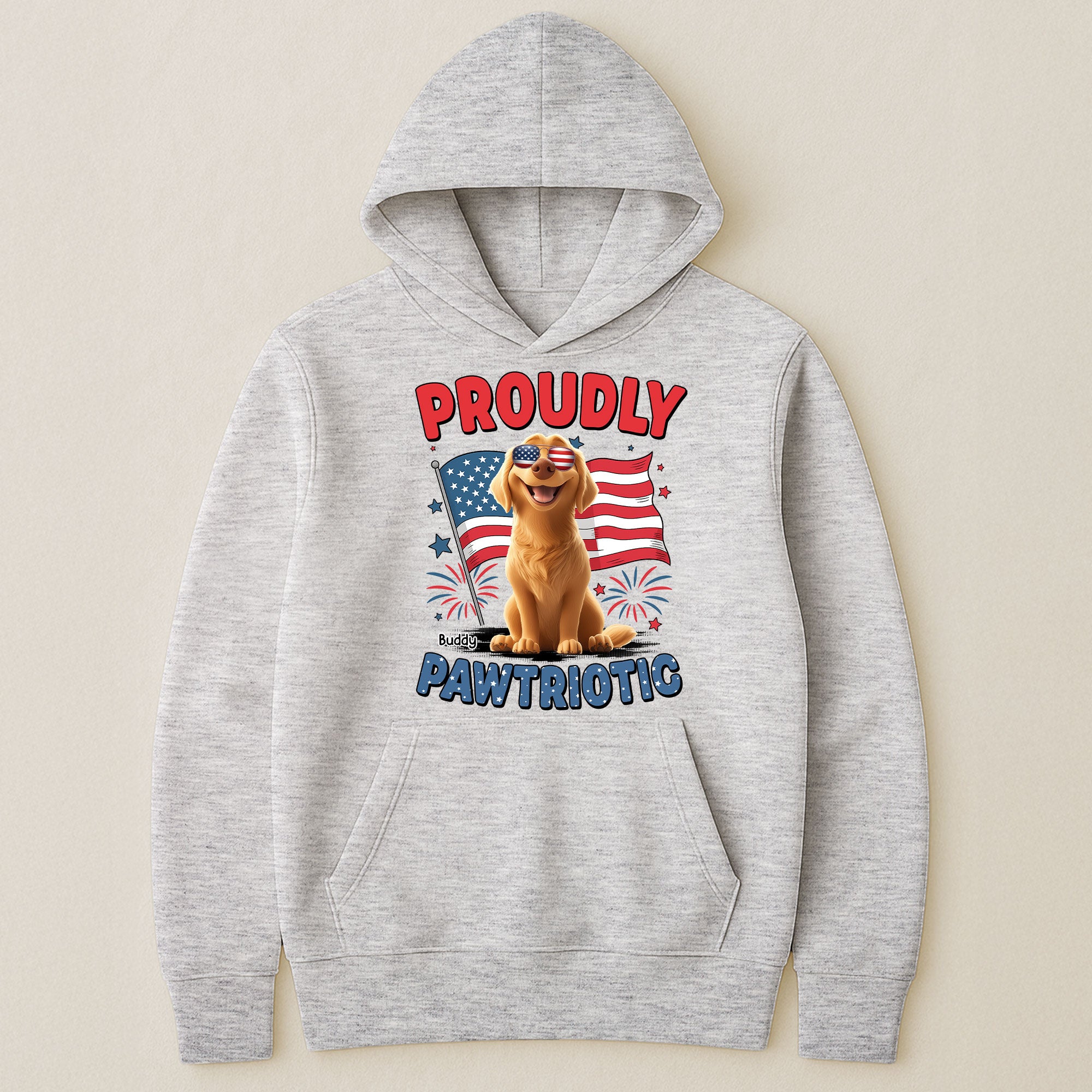 Proudly Pawtriotic - Personalized Shirt Shirt HeartfulPaws