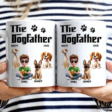 Load image into Gallery viewer, The Dogfather 3D Pet Lover - Personalized Mug Mug HeartfulPaws
