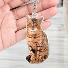 Load image into Gallery viewer, Custom Photo Every Day Is Brighter With My Furry Friend By My Side - Personalized Cutout Acrylic Keychain Acrylic Keychain HeartfulPaws
