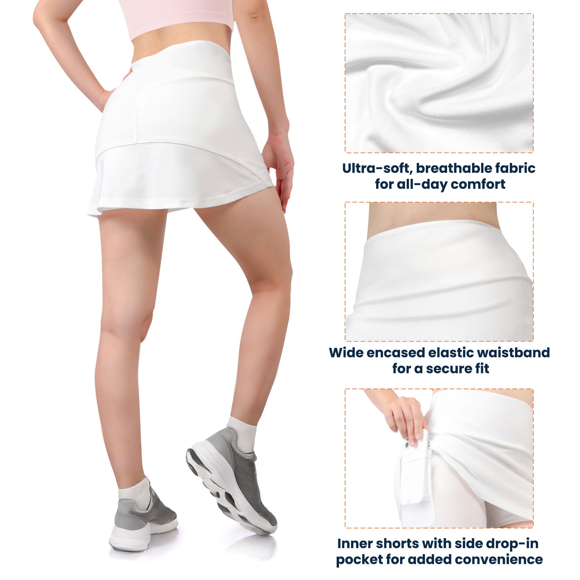 Dog Lover, Pet Lover, Custom Dog Breeds - Custom Women's Skorts With Pockets Women's Skorts With Pockets HeartfulPaws