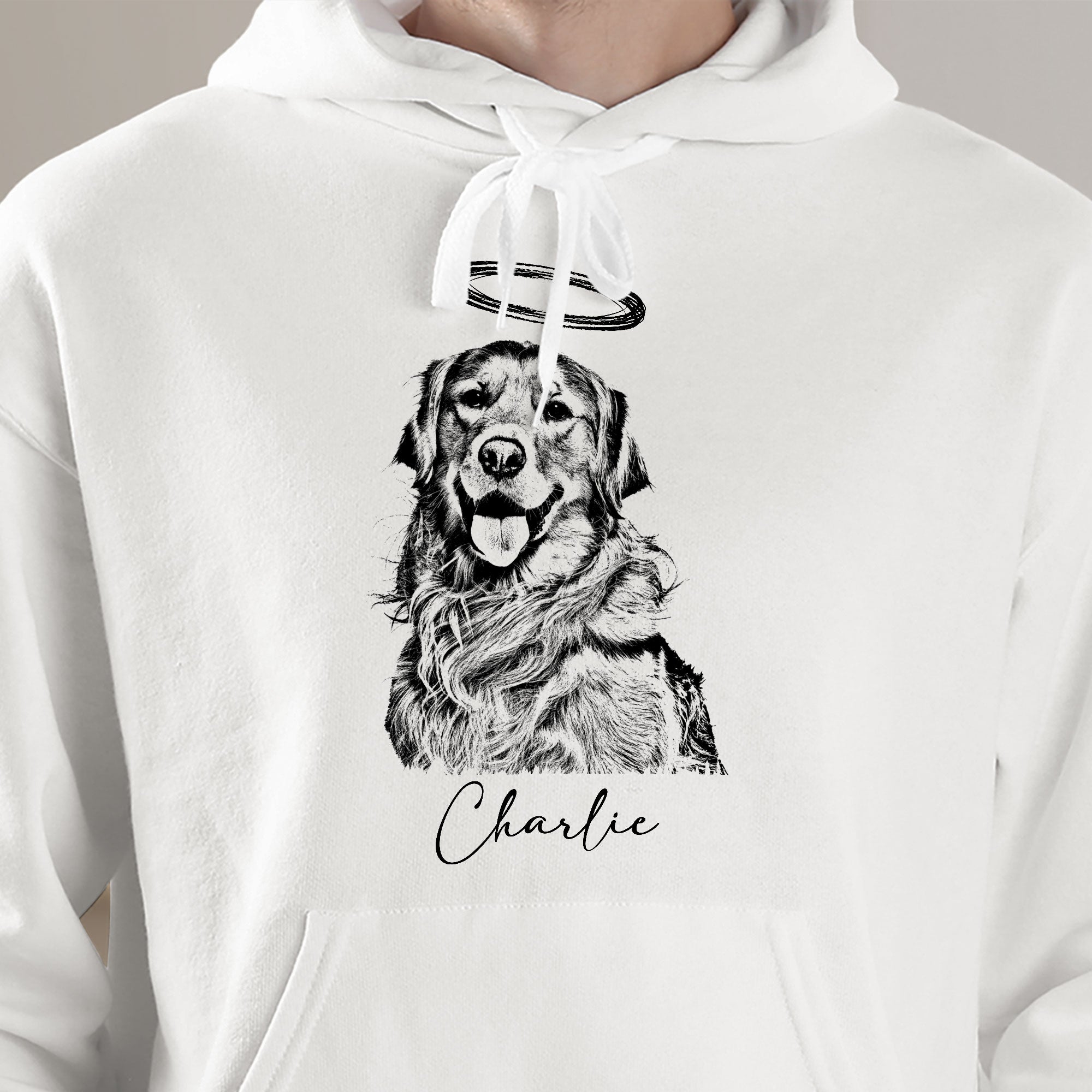 Dog Photo & Name Loss Of Dog - Personalized Photo Shirt Shirt HeartfulPaws