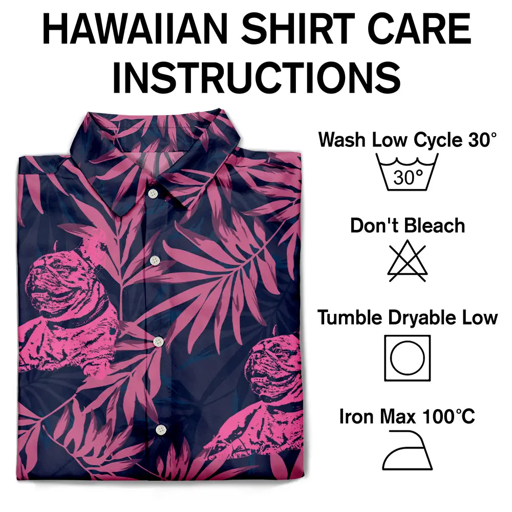 Custom Photo Pencil Drawing Palm Leaf Vacation Vibe - Personalized Hawaiian Shirt Hawaiian Shirt HeartfulPaws