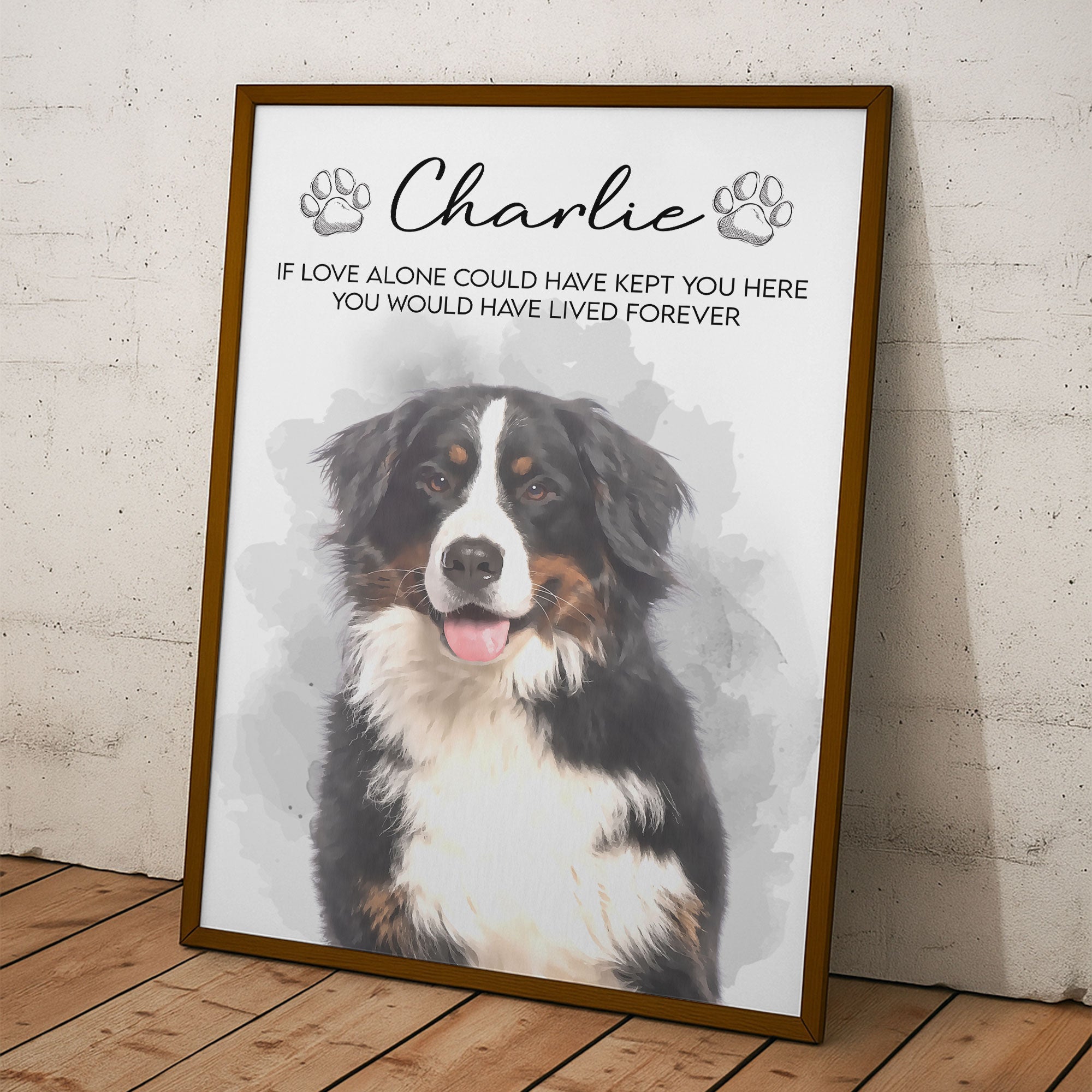 If Love Alone Could Have Kept You Here Loss Of Pet - Personalized Photo Poster Poster HeartfulPaws