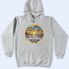 Load image into Gallery viewer, Beach You, Me And The Dog - Personalized T Shirt T-shirt HeartfulPaws
